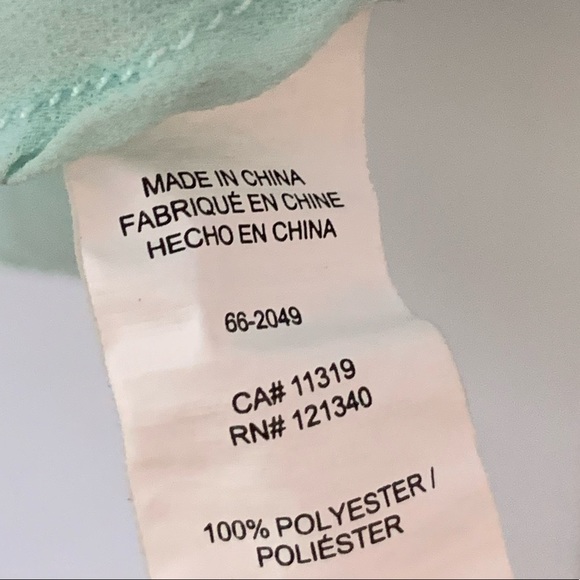 Garage Mint Green Chiffon Racerback Tank Top - Picture 5 of 7